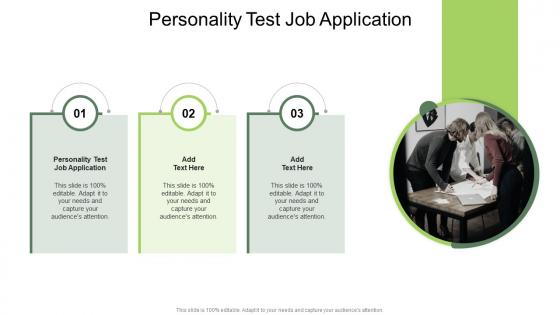 Personality Test Job Application In Powerpoint And Google Slides Cpb