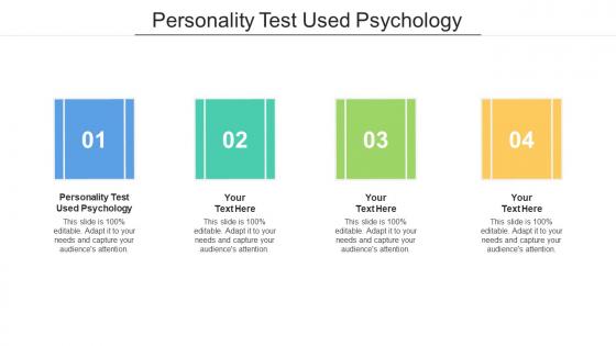 Personality Test Used Psychology Ppt Powerpoint Presentation Infographic Template Samples Cpb