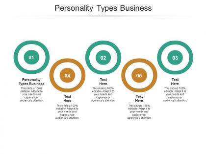 Personality types business ppt powerpoint presentation pictures template cpb