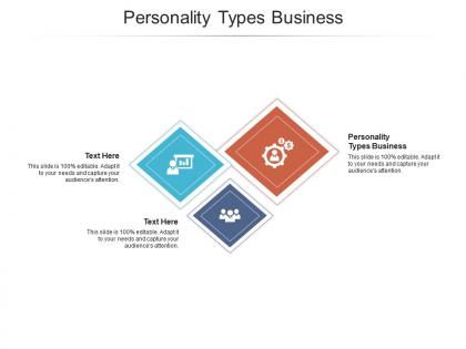 Personality types business ppt powerpoint presentation show guide cpb