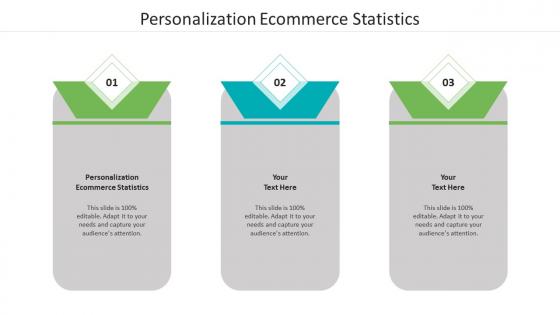 Personalization ecommerce statistics ppt powerpoint presentation inspiration icon cpb