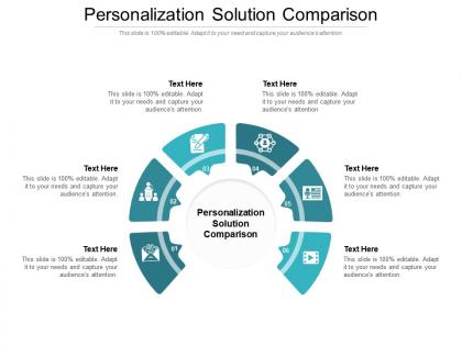 Personalization solution comparison ppt powerpoint presentation file display cpb