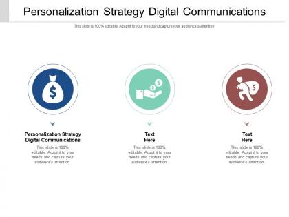 Personalization strategy digital communications ppt powerpoint presentation outline cpb