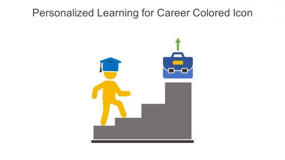 Personalized Learning For Career Colored Icon In Powerpoint Pptx Png And Editable Eps Format