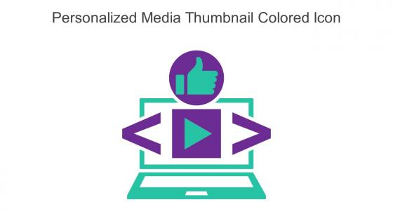 Personalized Media Thumbnail Colored Icon In Powerpoint Pptx Png And Editable Eps Format