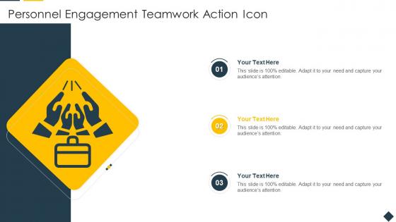 Personnel Engagement Teamwork Action Icon