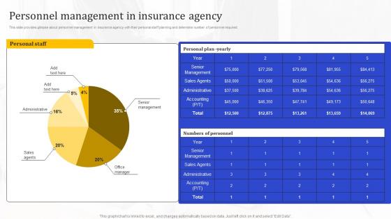 Personnel Management In Insurance Agency Business Plan Overview