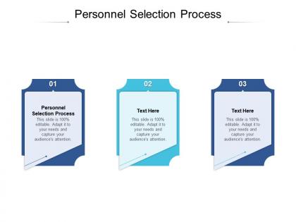 Personnel selection process ppt powerpoint presentation styles slide download cpb