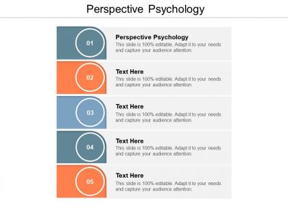 Perspective psychology ppt powerpoint presentation portfolio elements cpb