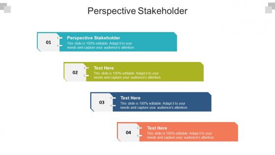 Perspective stakeholder ppt powerpoint presentation model slideshow cpb