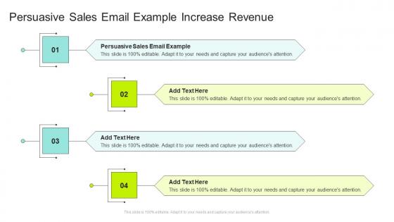 Persuasive Sales Email Example Increase Revenue In Powerpoint And Google Slides Cpb