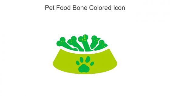 Pet Food Bone Colored Icon In Powerpoint Pptx Png And Editable Eps Format