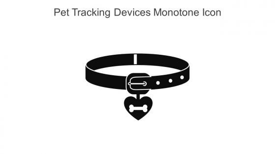 Pet Tracking Devices Monotone Icon In Powerpoint Pptx Png And Editable Eps Format