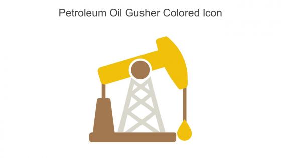 Petroleum Oil Gusher Colored Icon In Powerpoint Pptx Png And Editable Eps Format