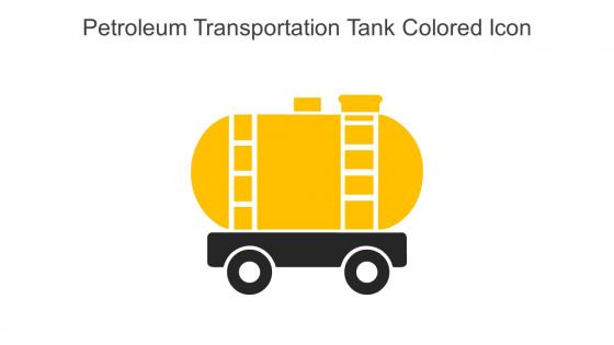 Petroleum Transportation Tank Colored Icon In Powerpoint Pptx Png And Editable Eps Format
