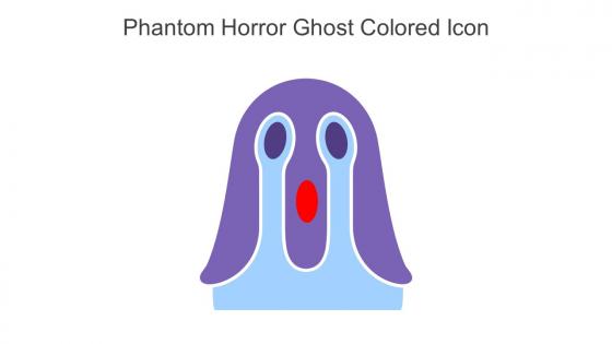 Phantom Horror Ghost Colored Icon In Powerpoint Pptx Png And Editable Eps Format