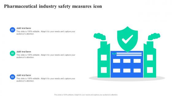 Pharmaceutical Industry Safety Measures Icon