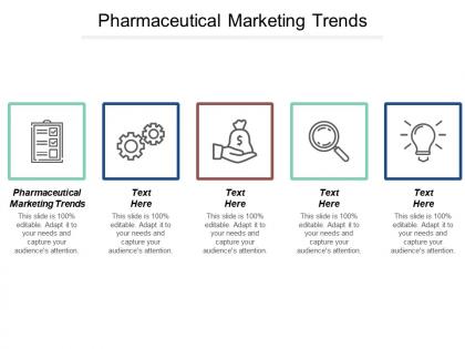 Pharmaceutical marketing trends ppt powerpoint presentation ideas layout ideas cpb