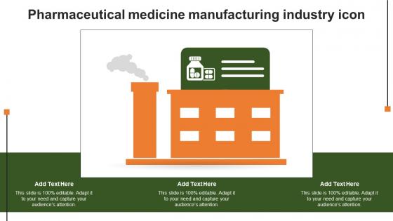 Pharmaceutical Medicine Manufacturing Industry Icon