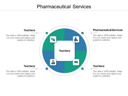 Pharmaceutical services ppt powerpoint presentation styles ideas cpb