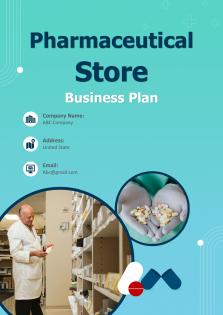 Pharmaceutical Store Business Plan Pdf Word Document