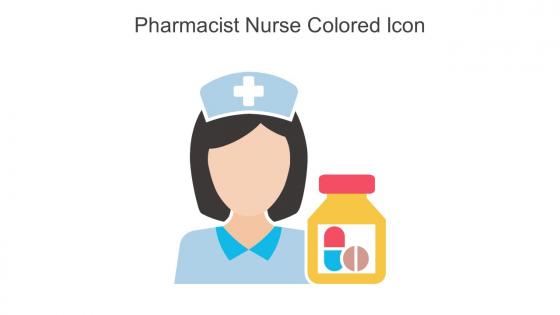 Pharmacist Nurse Colored Icon In Powerpoint Pptx Png And Editable Eps Format