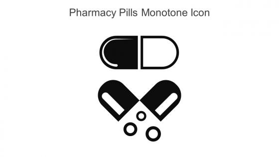 Pharmacy Pills Monotone Icon In Powerpoint Pptx Png And Editable Eps Format