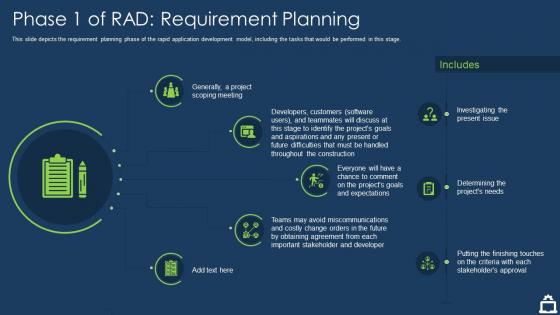 Phase 1 of rad requirement planning rapid application development it