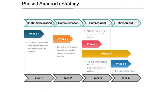 Phased approach strategy powerpoint slide