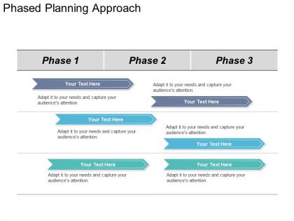 Phased planning approach powerpoint slide ideas