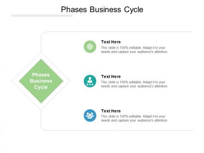 Phases business cycle ppt powerpoint presentation styles information cpb