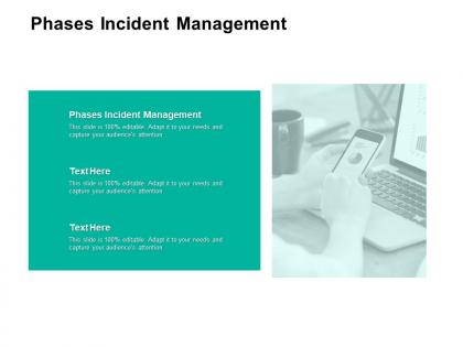 Phases incident management ppt powerpoint presentation summary layout ideas cpb