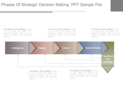 Phases of strategic decision making ppt sample file
