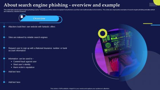 Phishing Attacks And Strategies To Mitigate Them V2 About Search Engine Phishing Overview