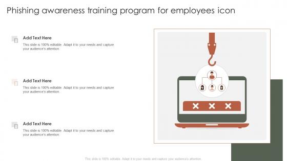 Phishing Awareness Training Program For Employees Icon