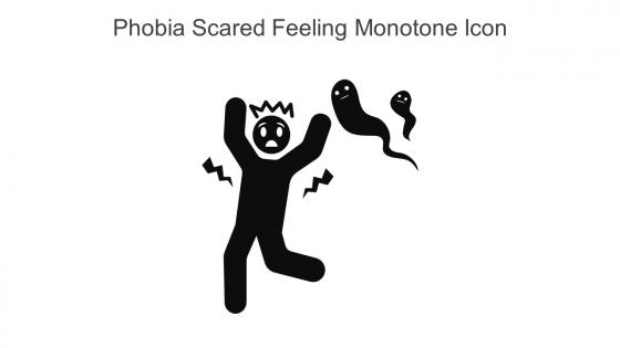 Phobia Scared Feeling Monotone Icon In Powerpoint Pptx Png And Editable Eps Format