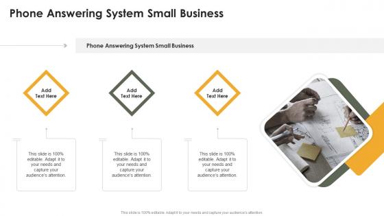 Phone Answering System Small Business In Powerpoint And Google Slides Cpb