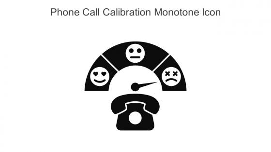 Phone Call Calibration Monotone Icon In Powerpoint Pptx Png And Editable Eps Format