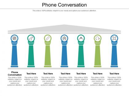 Phone conversation ppt powerpoint presentation model visuals cpb