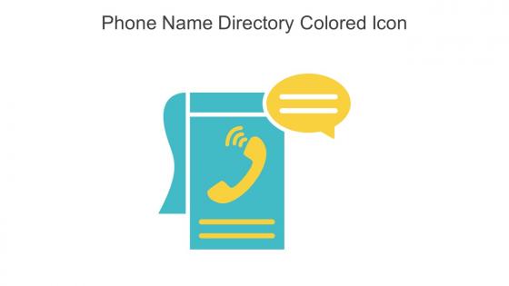 Phone Name Directory Colored Icon In Powerpoint Pptx Png And Editable Eps Format