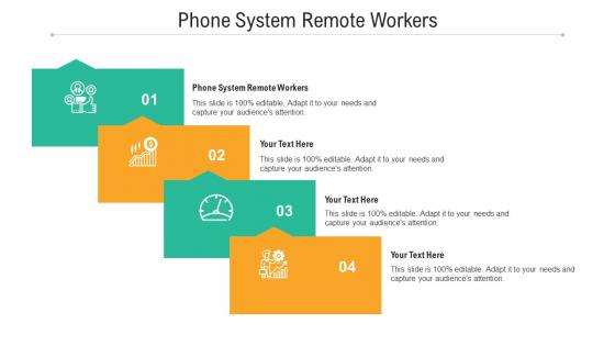 Phone system remote workers ppt powerpoint presentation outline information cpb