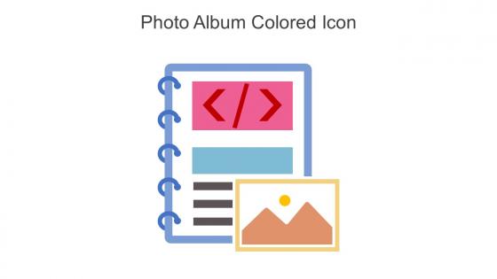 Photo Album Colored Icon In Powerpoint Pptx Png And Editable Eps Format