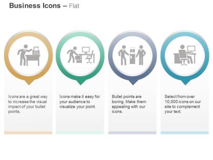 Photocopier office and data management desk business relationship ppt icons graphics