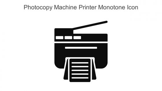 Photocopy Machine Printer Monotone Icon In Powerpoint Pptx Png And Editable Eps Format