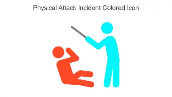 Physical Attack Incident Colored Icon In Powerpoint Pptx Png And Editable Eps Format