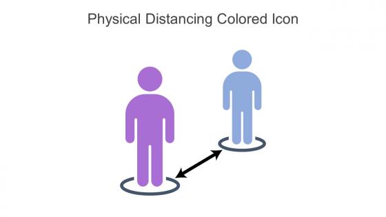 Physical Distancing Colored Icon In Powerpoint Pptx Png And Editable Eps Format