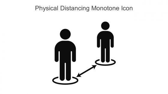 Physical Distancing Monotone Icon In Powerpoint Pptx Png And Editable Eps Format
