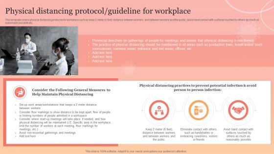 Physical Distancing Protocol Guideline For Workplace New Normal Adaption Playbook