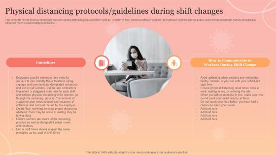 Physical Distancing Protocols Guidelines During Shift Changes New Normal Adaption Playbook