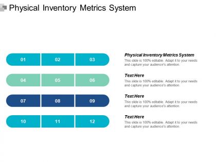 Physical inventory metrics system ppt powerpoint presentation inspiration background designs cpb